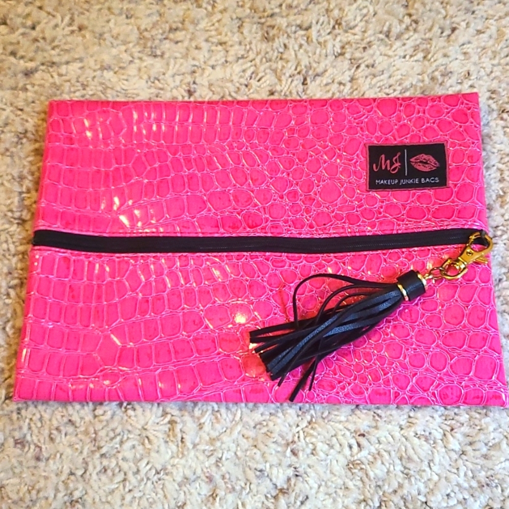 Makeup Junkie Bag - Hot Pink